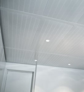 Plafond métallique après intervention SBMT