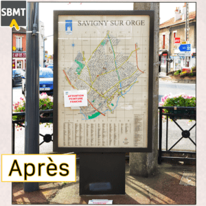 mobilier urbain remise en peinture électrostatique sbmt