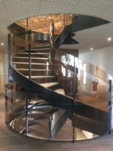 remise en peinture électrostatique escalier