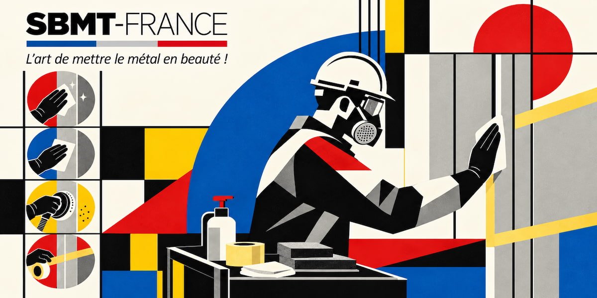 Comment préparer une surface métallique avant sa remise en peinture ?